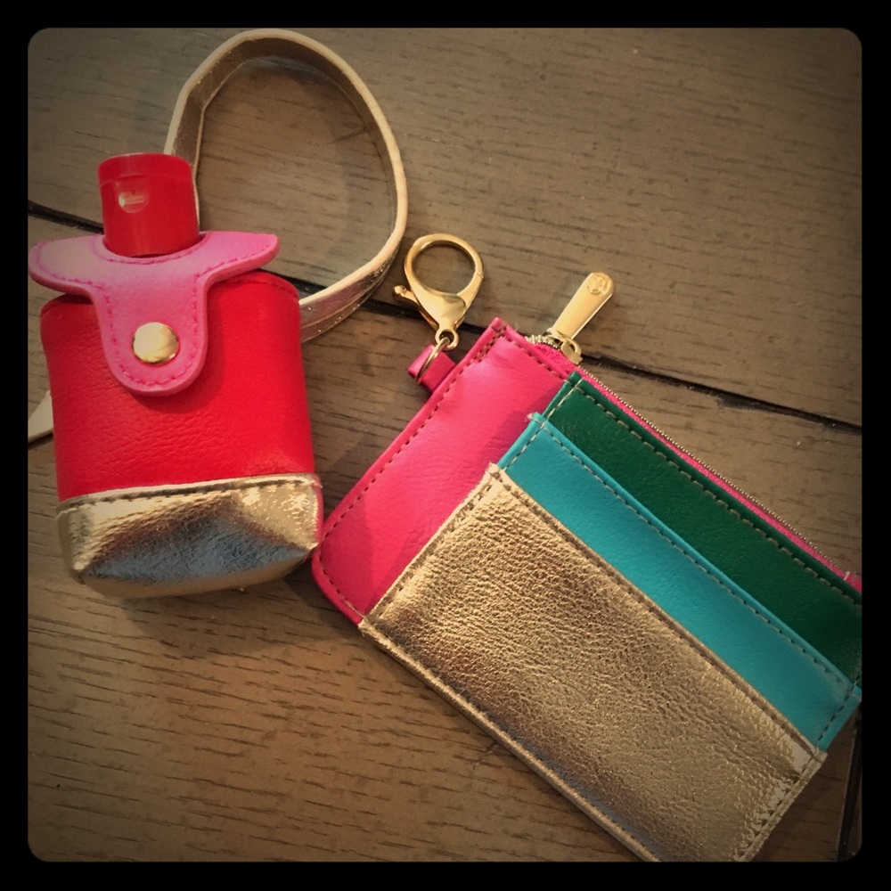 Key ring Credit Card and Coin Purse